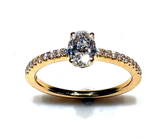 Anello Fabio Collection Donna Form in Oro giallo Diamante 0.50 Ct AN068#OVA.50OGLU - AN068#OVA.50OGLU